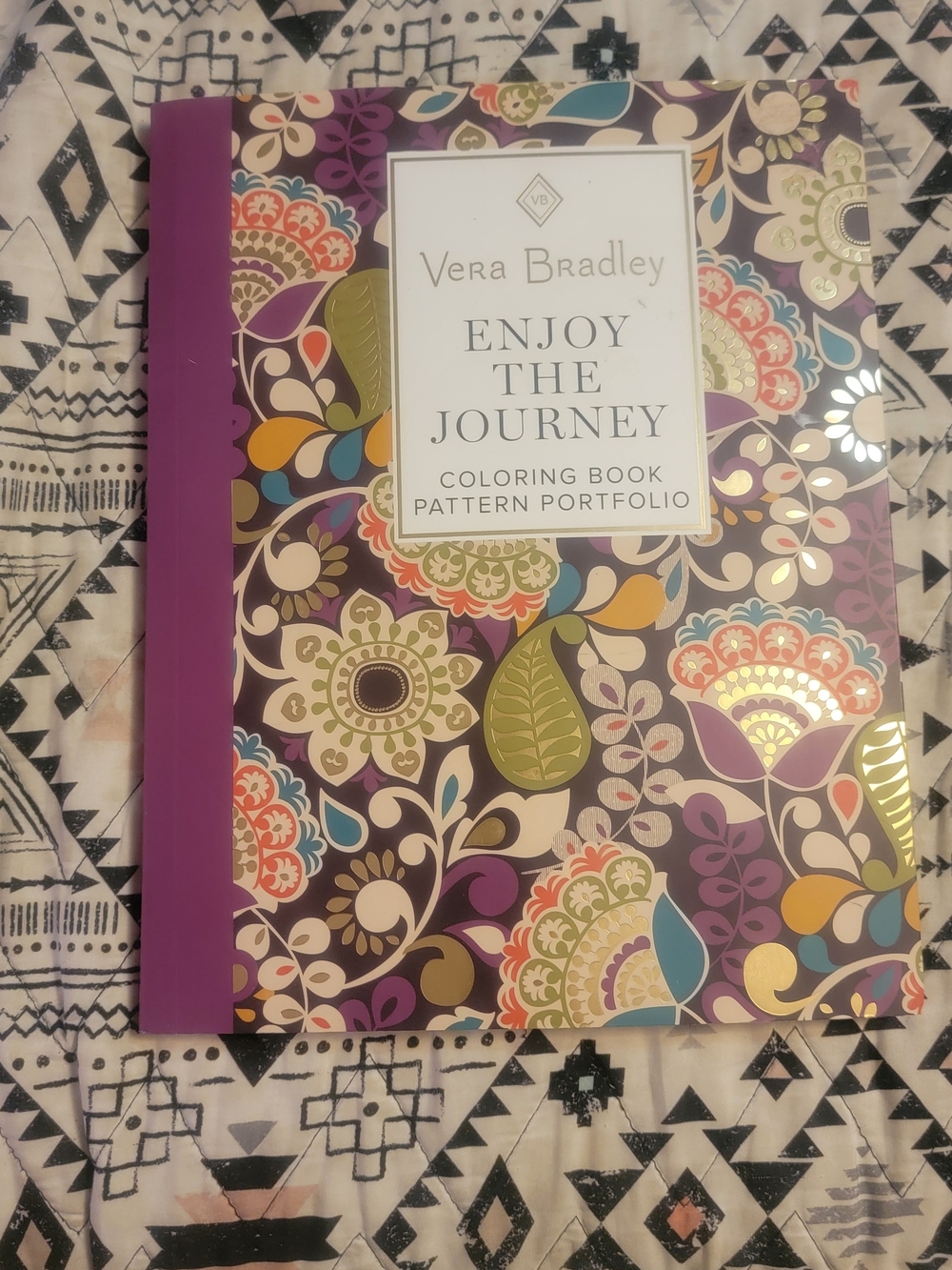 Vera Bradley Floral & Paisley Pattern Coloring Book